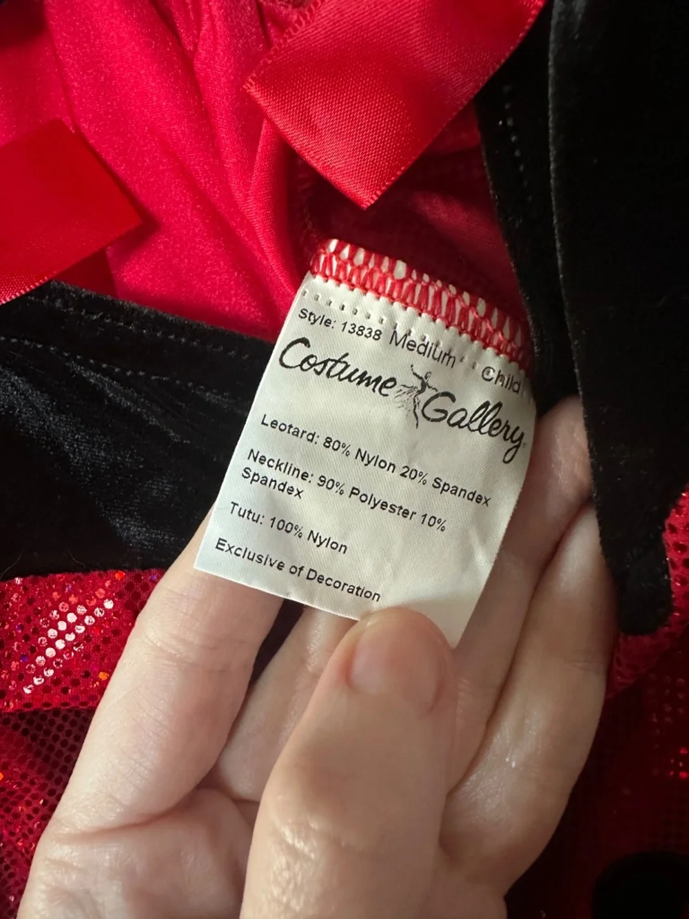 Little Lady Bug Costume or Dance Outfit (5-6yr girls) Small/Medium in childrens.